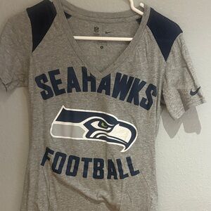 Nike Gray Seahawks Football Tee
